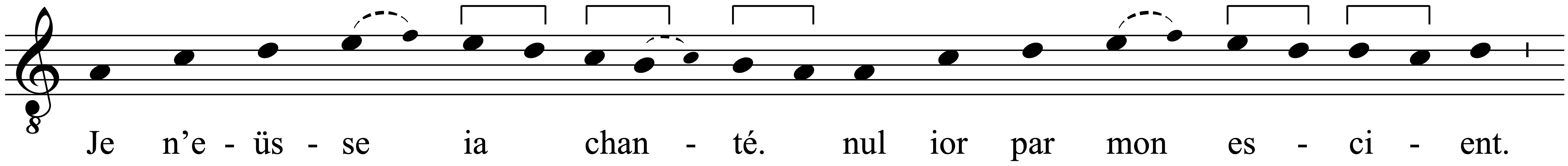 Work musical notation